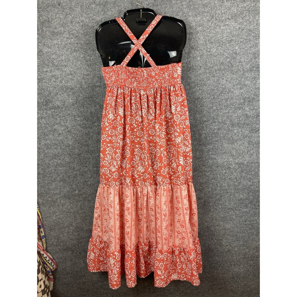 Land Of the Free Maxi multi layered floral dress Size Small Vacation Beach - Picture 5 of 12